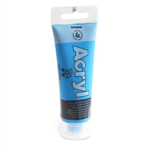 Colori Acrilici Primo   75 ml. Cyan