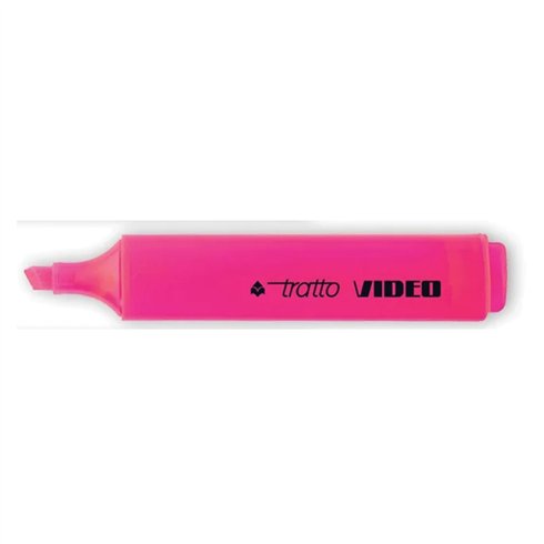 Evidenziatori Tratto Video Classic Fucsia