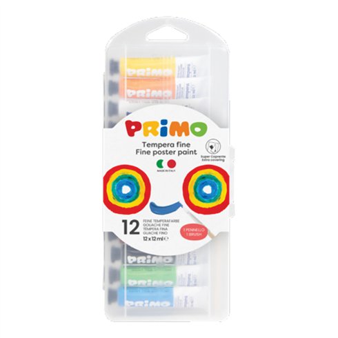 Colori a Tempera Primo   12 ml. a 12 448T12AP