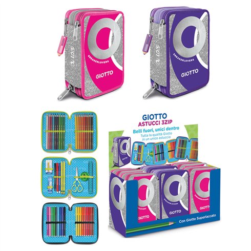 Astuccio 3 Zip Giotto Supermina 26 Sneakerlovers F988500