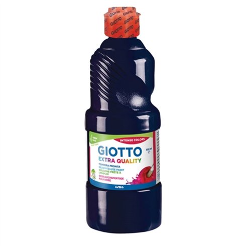 Colori a Tempera Giotto  500 gr. 24 Nero