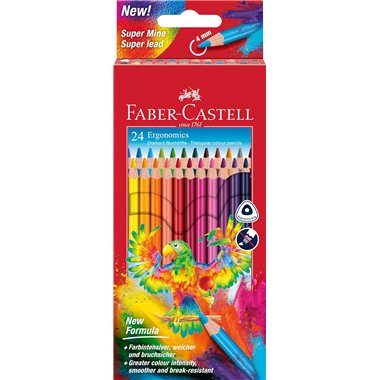 Pastelli Faber 4.0 Triangolari Ergonomici 24 pz. 116544