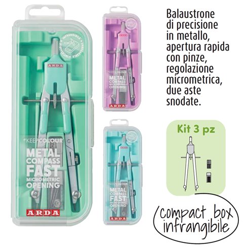 Balaustroni Arda Pastel 3 pz. snodato  CO10PAS
