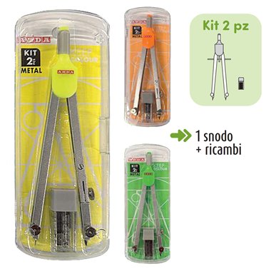 Compasso Arda Fluo 2 pz. CO8FLU