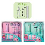 Balaustroni Arda Pastel 6 pz. in astuccio zip  CO1PAS