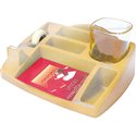 Desk Organizer 4121 Arda Trasparente Arancio ( Fine Stock)