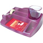 Desk Organizer 4121 Arda Trasparente Viola ( Fine Stock)