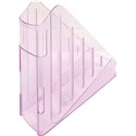 Porta Riviste Arda Trasparenti Viola (Fine Stock)