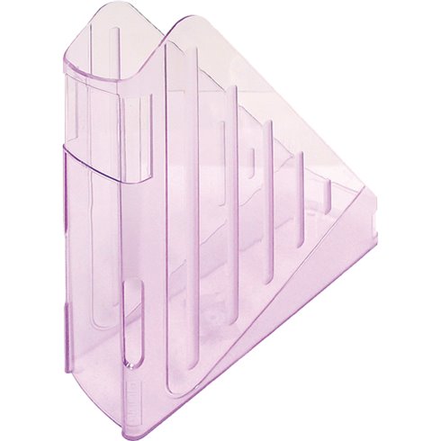 Porta Riviste Arda Trasparenti Viola (Fine Stock)