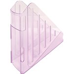 Porta Riviste Arda Trasparenti Viola (Fine Stock)