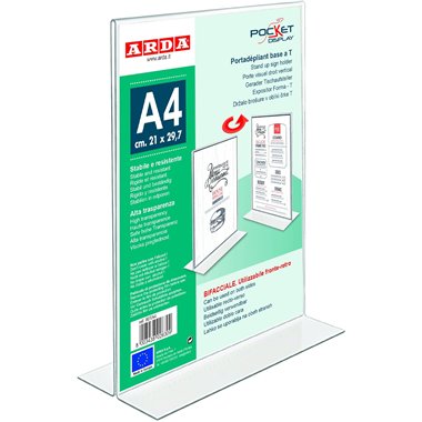 Portadepliant Arda Verticale a T A4