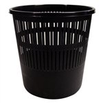 Cestino Gettacarte Arda forato 12 Lt. Nero
