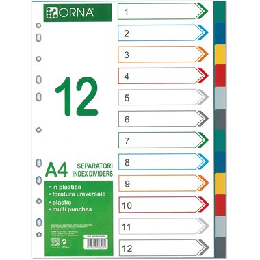 Divisori Arda PPL 12 spazi ( Fine Stock )