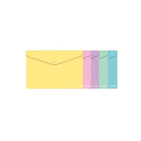 Buste con Bottone Arda Keep Color Pastel A4 5 pz.