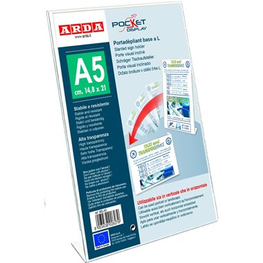 Portadepliant Arda Inclinato ad L A5