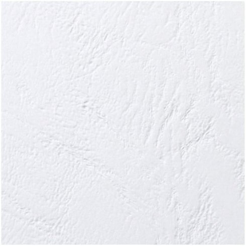 Cartoncino Similpelle GBC A4 Bianco 100 ff