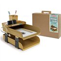 Arda Mydesk Vintage Set da scrivania 5 pezzi Caramel Ocra
