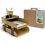 Arda Mydesk Vintage Set da scrivania 5 pezzi Caramel Ocra