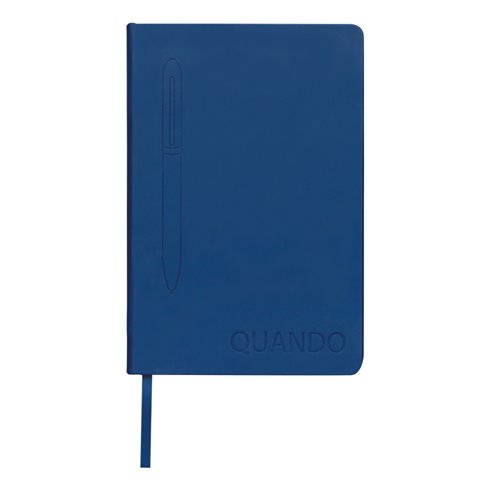 Notebook Quando con penna Blu 15 x 21 righe