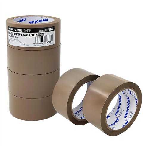 Nastro Adesivo Memotak 48x66 Avana Silenzioso (Fine Stock)