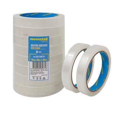 Nastro Adesivo Memotak Tape 19x66 8 pz. Easy Strap