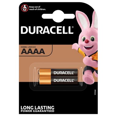Pile Duracell MN2500 AAAA Blister 2 pezzi