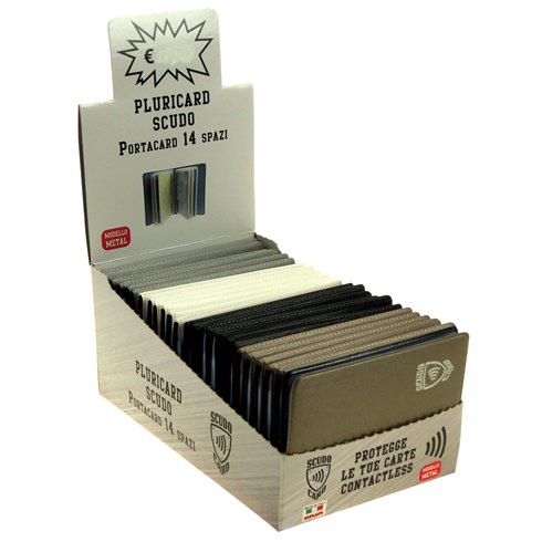 Porta Card Alplast  880SCM Scudo Metal