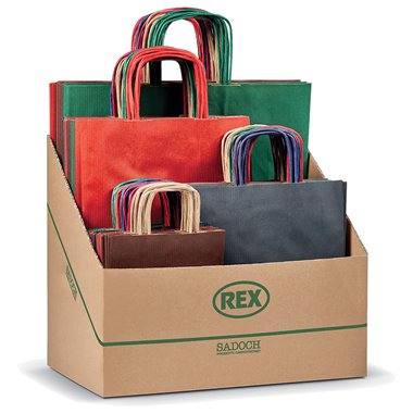 Shopper Sadoch Natale 25 Mono Dark Expo 100 pz. SCNEBBDAR