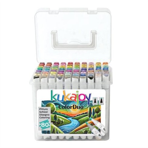 Pennarelli Kukajoy Color Duo Brush a 80