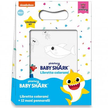Seven 00 Baby Shark Set Colouring