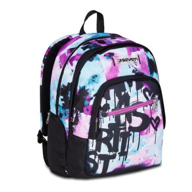 Seven 25/D Zaino Dual Detach Quick Graffiti Girl