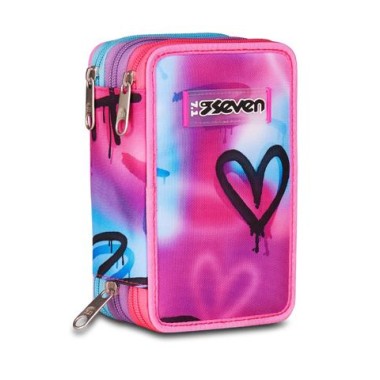 Seven 25/D Astuccio 3 Zip Sprint Paint Girl
