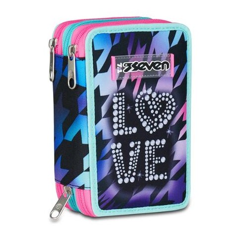 Seven 25/D Astuccio 3 Zip Glow Love