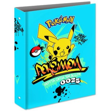 Seven 25 Pokemon Cartella 4 anelli