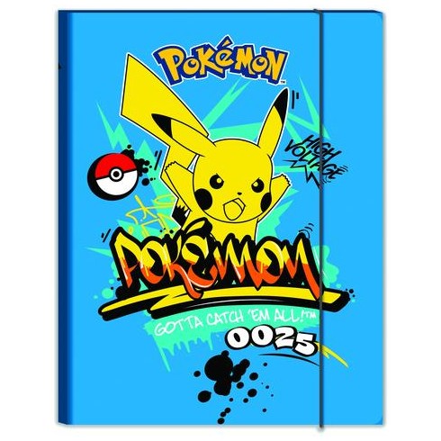 Seven 25 Pokemon Cartella con elastico