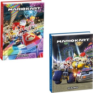 FP Diario non datato Mariokart 12 Mesi Standard (Fine Stock)