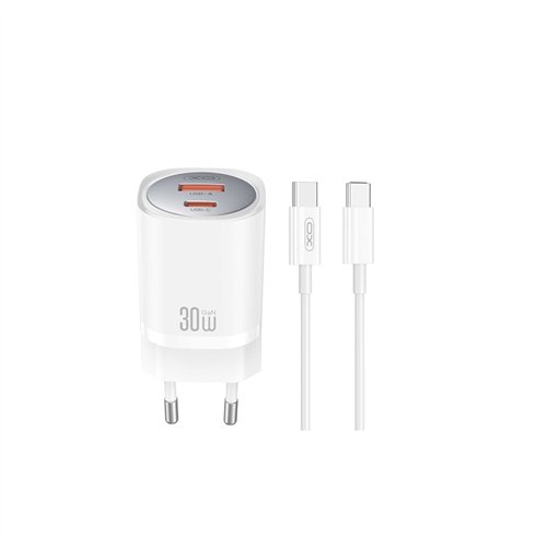 TF Caricatore XO a muro CE21 30W + cavo USB-C USB-C