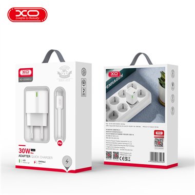 TF Caricatore XO a muro CE06 30W + cavo USB-C USB-C