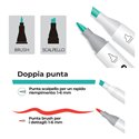 Pennarelli Kukajoy Color Duo Brush a 80