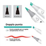 Pennarelli Kukajoy Color Duo Brush a 80