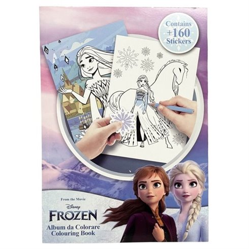 Album da Colorare 21x29 Frozen + 160 Stickers