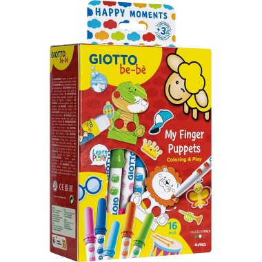 Giotto Bebe Happy Moments My Finger Puppets F47850