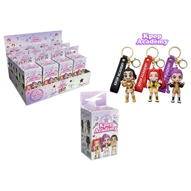 K-Pop Portachiavi 7 cm. c/strap in Box da 9 cm.