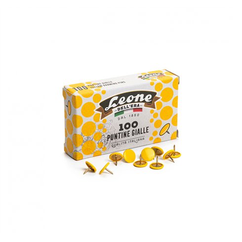 Punesse Colorate a 100 pz. Giallo