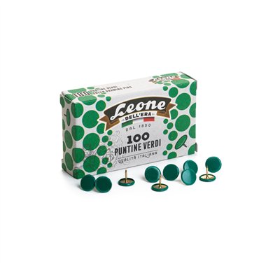 Punesse Colorate a 100 pz. Verde