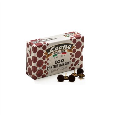 Punesse Colorate a 100 pz. Marrone