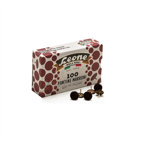 Punesse Colorate a 100 pz. Marrone