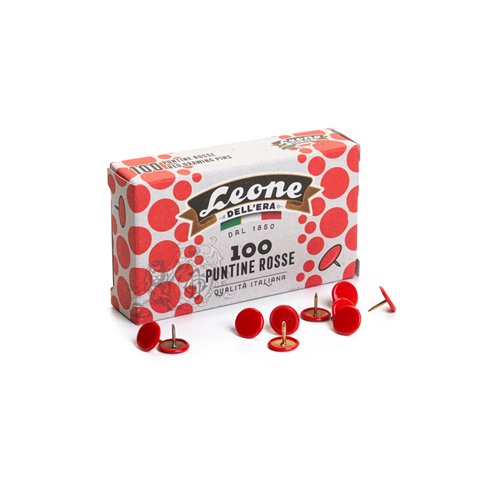 Punesse Colorate a 100 pz. Rosso