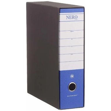 Registratori Nero& dorso 8 h. 30 Blu Scuro Commerciale