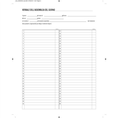 MT Verbali Assemblea Condominio 31x24,5 100 fogli 236400000
